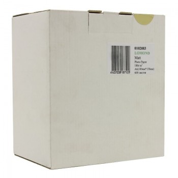 Бумага Lomond для струйной печати (180гр/А6/600л/МАТТ) одност.10*15 (0102083) Бумага Lomond для струйной печати (180гр/А6/600л/МАТТ) одност.10*15 (0102083)