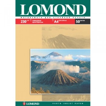 Бумага Lomond для струйной печати (230гр/А4/50л/ГЛ)  односторонняя (0102022) Бумага Lomond для струйной печати (230гр/А4/50л/ГЛ)  односторонняя (0102022)