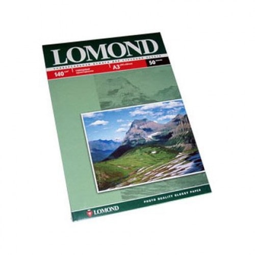 Бумага Lomond 0102066 односторонняя глянцевая для струйной печати 140гр А3, 50л