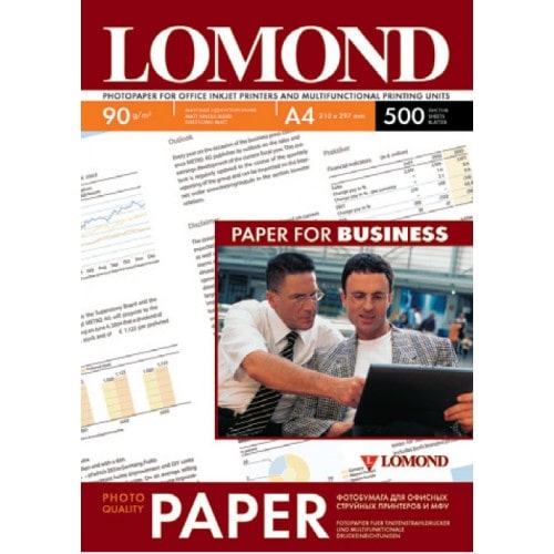 Бумага Lomond 0102131 матовая для струйной печати односторонняя, 90гр, А4, 500л