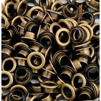 Люверсы d 4 мм, бронза (100) Люверсы d 4 мм, бронза (100)