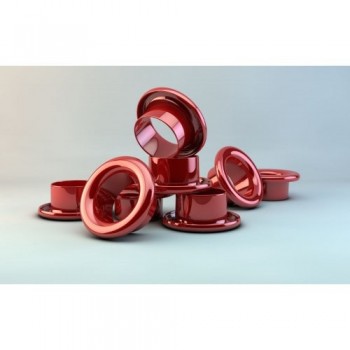 Люверсы d 4 мм, красные (1000) Люверсы d 4 мм, красные (1000)