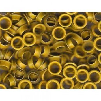 Люверсы d 4 мм, желтые (1000) Люверсы d 4 мм, желтые (1000)