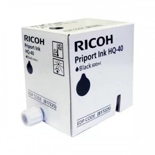 Краска RICOH HQ-40 черная, 600мл (817225)