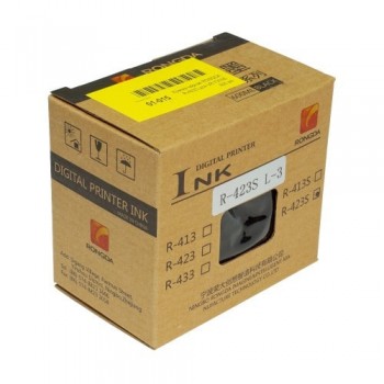 Краска для RONGDA VR-7315S/ VR-7625S/ VR-7428S/ VR-6515S, тип R-423S, черная, 600 мл