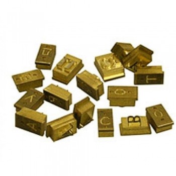 Шрифт Русские буквы, 9 мм (O.Fornt Cyrillic 9mm). 43 буквы. Только ЗАГЛАВНЫЕ буквы. Доп. буквы Шрифт Русские буквы, 9 мм (O.Fornt Cyrillic 9mm). 43 буквы. Только ЗАГЛАВНЫЕ буквы. Доп. буквы