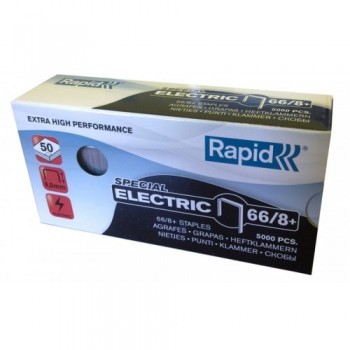 Скобы RAPID 66/8 (от 10 до 50 листов) 5000шт Скобы RAPID 66/8 (от 10 до 50 листов) 5000шт