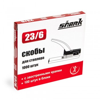 Скобы Shark 23/6 1000шт Скобы Shark 23/6 1000шт