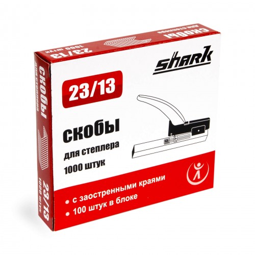 Скобы Shark 23/13 1000шт Скобы Shark 23/13 1000шт