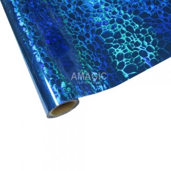 Фольга для текстиля Amagic TSX B3K101, синяя пузыри, 0.64x60м