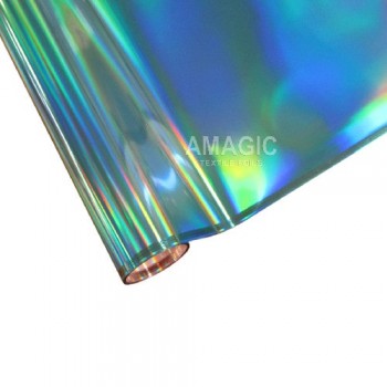 Фольга для текстиля Amagic TSX BFZP02, синяя радуга, 0.64x60м Фольга для текстиля Amagic TSX BFZP02, синяя радуга, 0.64x60м