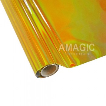 Фольга для текстиля Amagic TSX G0ZP02, золотая радуга, 0.64x60м Фольга для текстиля Amagic TSX G0ZP02, золотая радуга, 0.64x60м