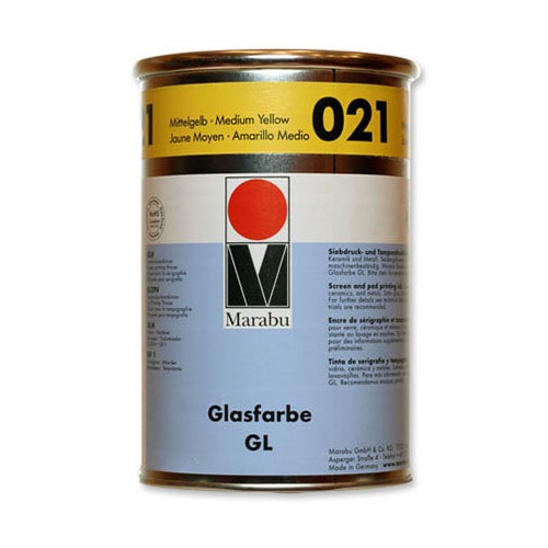 Краска Marabu GL 021 средне-желтая