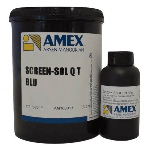 Фотоэмульсия Amex SCREEN-SOL QT BLU + DIAZO 0.9 kg Фотоэмульсия Amex SCREEN-SOL QT BLU + DIAZO 0.9 kg