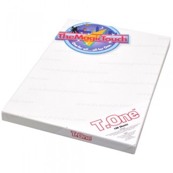 Бумага термотрансферная The Magic Touch T.One A4 для белых и светлых тканей, 1 лист