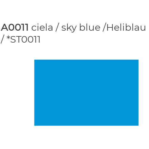 Пленка P.S.Film A0011 sky blue (голубой), 1м x 0.5м