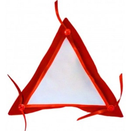 Подушка сублимационная АВТО красный треугольник