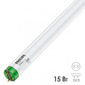 Лампа Philips BL TL-D 15W/10, цоколь G13, 350-400nm Лампа Philips BL TL-D 15W/10, цоколь G13, 350-400nm