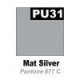 Термопленка  Promaflex PU 31 серебро, 51 см х 25 м (Франция)