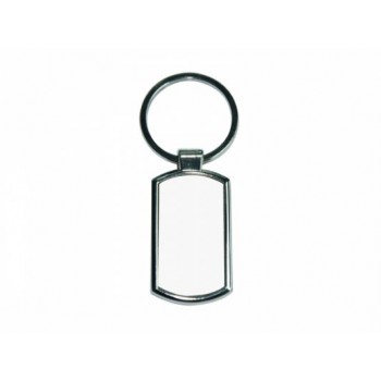 Брелок для сублимации, металлический со скругленными углами