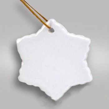 Подвеска керамическая "Снежинка" (Н006)