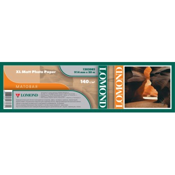 Бумага Lomond рулонная матовая 140 г/м2, 914x30x50,8 (1202082)