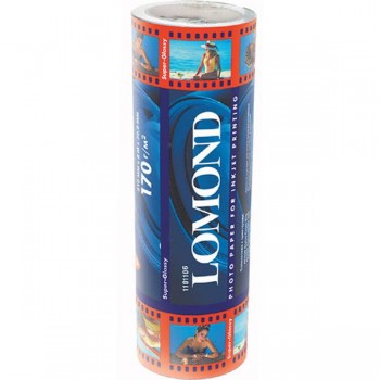 Бумага Lomond рулонная суперглянцевая 170 г/м2, 329х8х50,8 (1101106) Бумага Lomond рулонная суперглянцевая 170 г/м2, 329х8х50,8 (1101106)