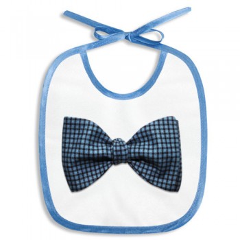 Слюнявчик с цветным кантом (220х240 мм)