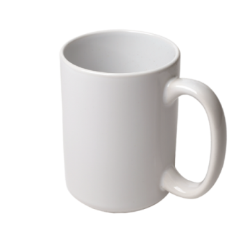 Кружка белая для сублимации ЭКОНОМ 11oz без уп. Кружка белая для сублимации ЭКОНОМ 11oz без уп.