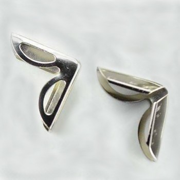 Уголки металлические, Серебро, "мотылек"_15 Уголки металлические, Серебро, "мотылек"_15