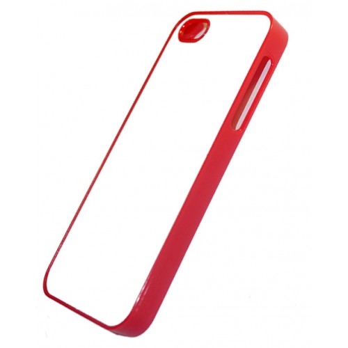 Чехол для iPhone 5, резиновый красный
